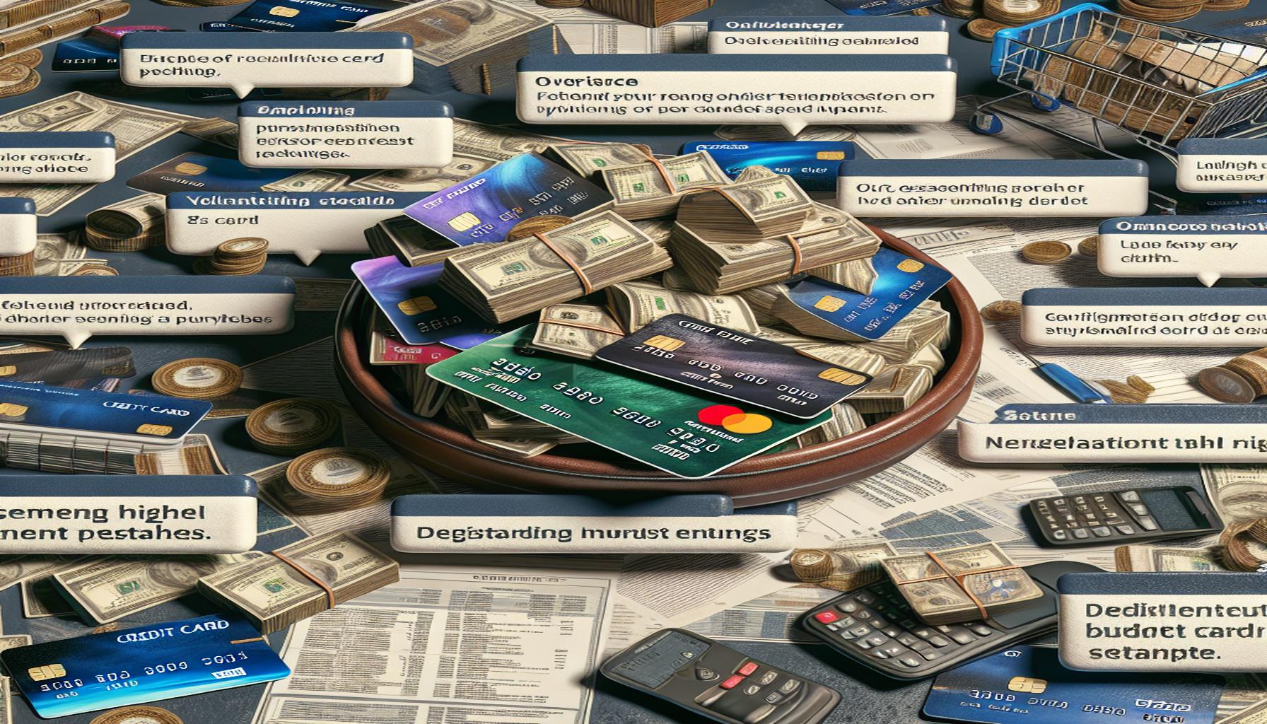 Common mistakes in using a credit card that can lead to debt