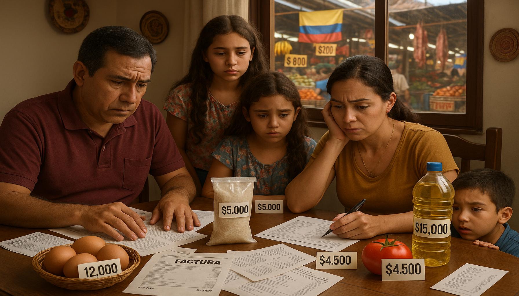 El impacto de la inflación en la gestión del presupuesto familiar en Colombia